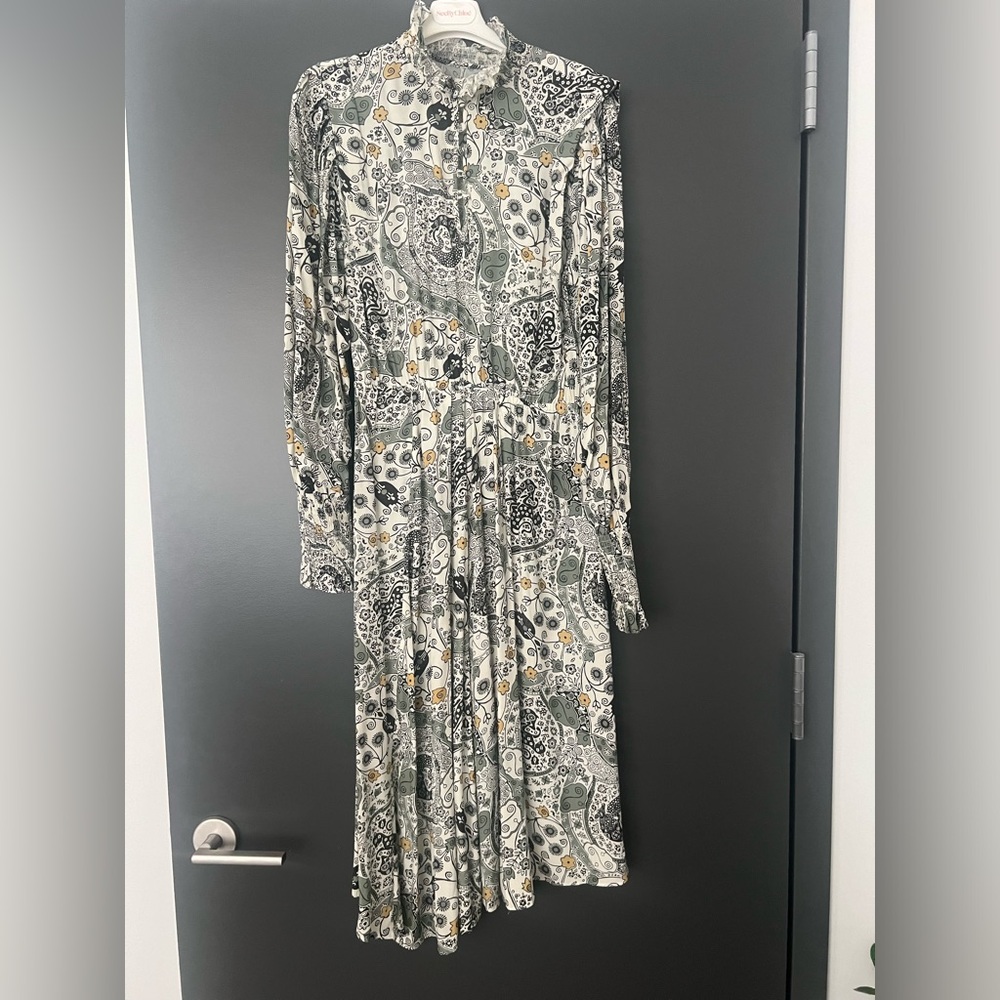 Isabel Marant Étoile Cescott Midi Dress Size FR 36